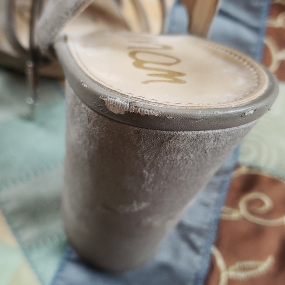 Nude Sam Edelman Chunky Heels - Picture 3 of 6